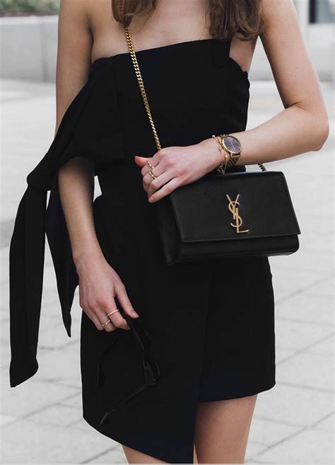 ysl kate medium all black|ysl kate small outfit.